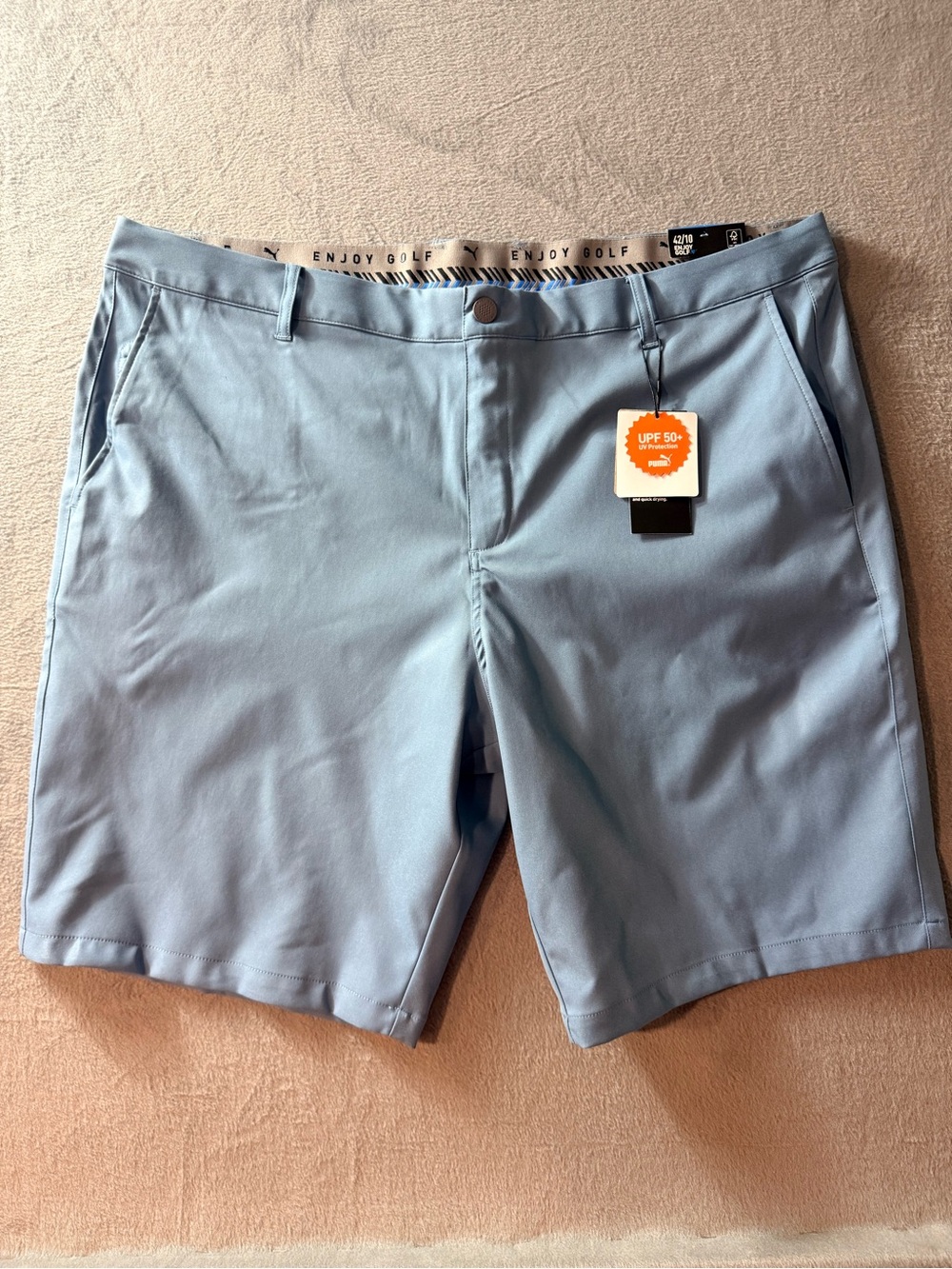 Puma - Light Blue Performance Golf Shorts